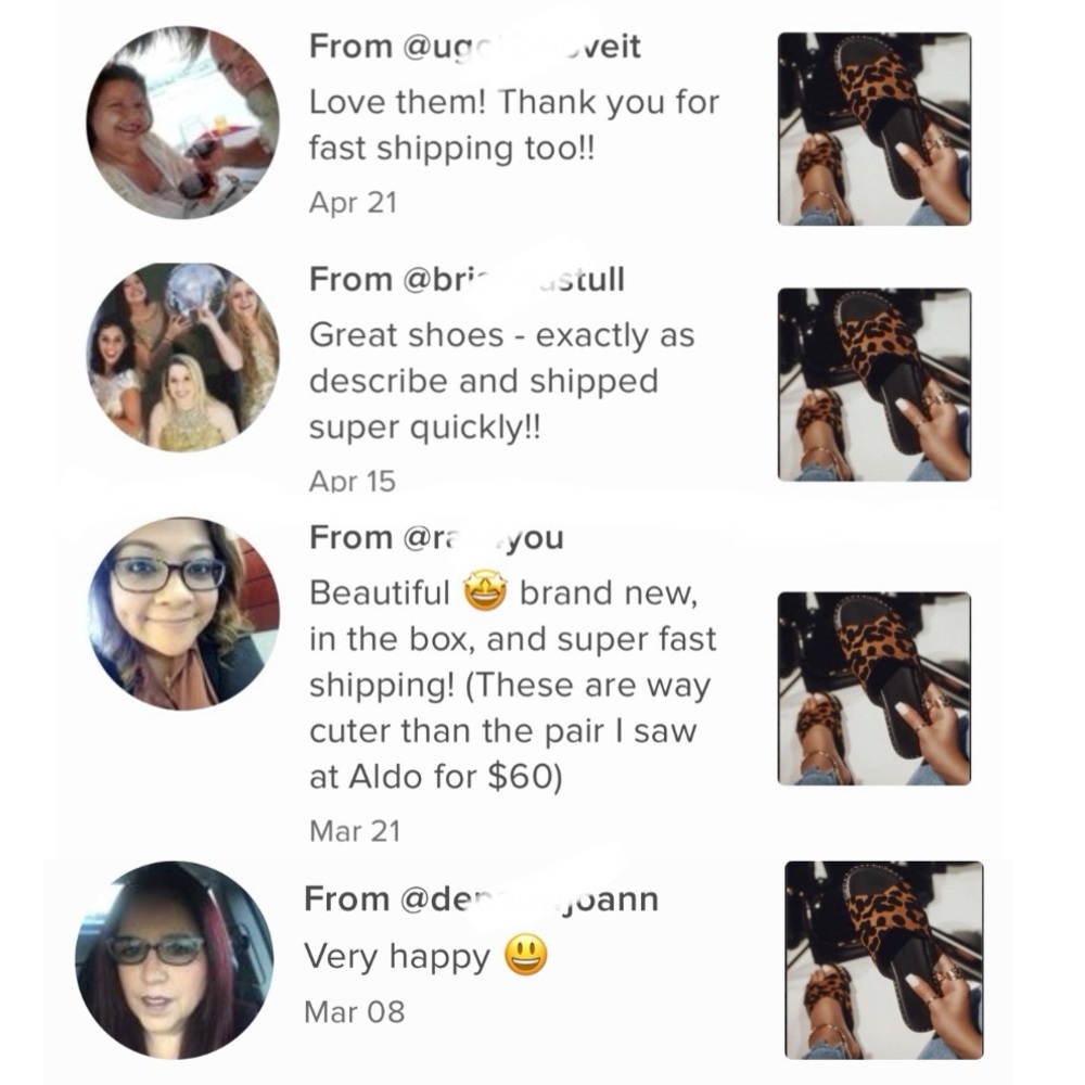 Leopard Print X Band Studded Slide Flat Sandals - Picture 6 of 9